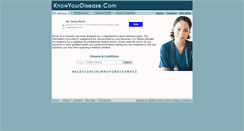 Desktop Screenshot of knowyourdisease.com